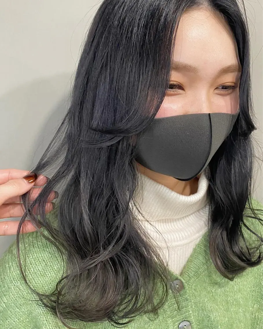 ロング カラー カット ヘアカラー Hatanaka Airiのヘアスタイル