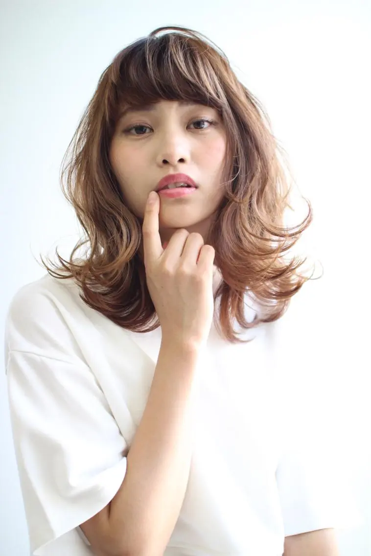 ミディアム 土井 浩輔のヘアスタイル