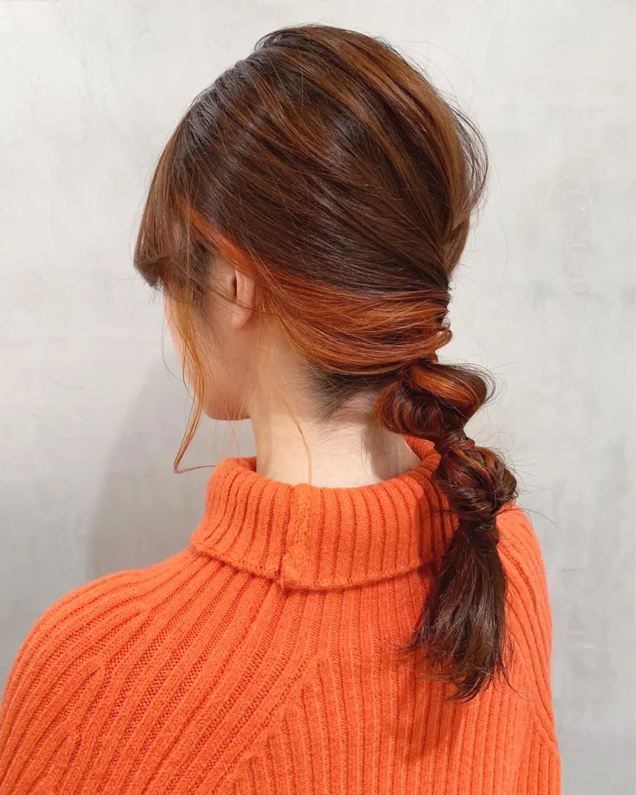 セミロング カラー ヘアカラー トリートメント 優作 〜圧倒的信頼〜のヘアスタイル