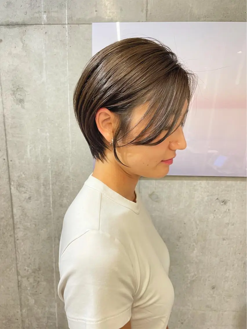 ショート カラー 【ショートカット 美髪矯正】今井隆太のヘアスタイル