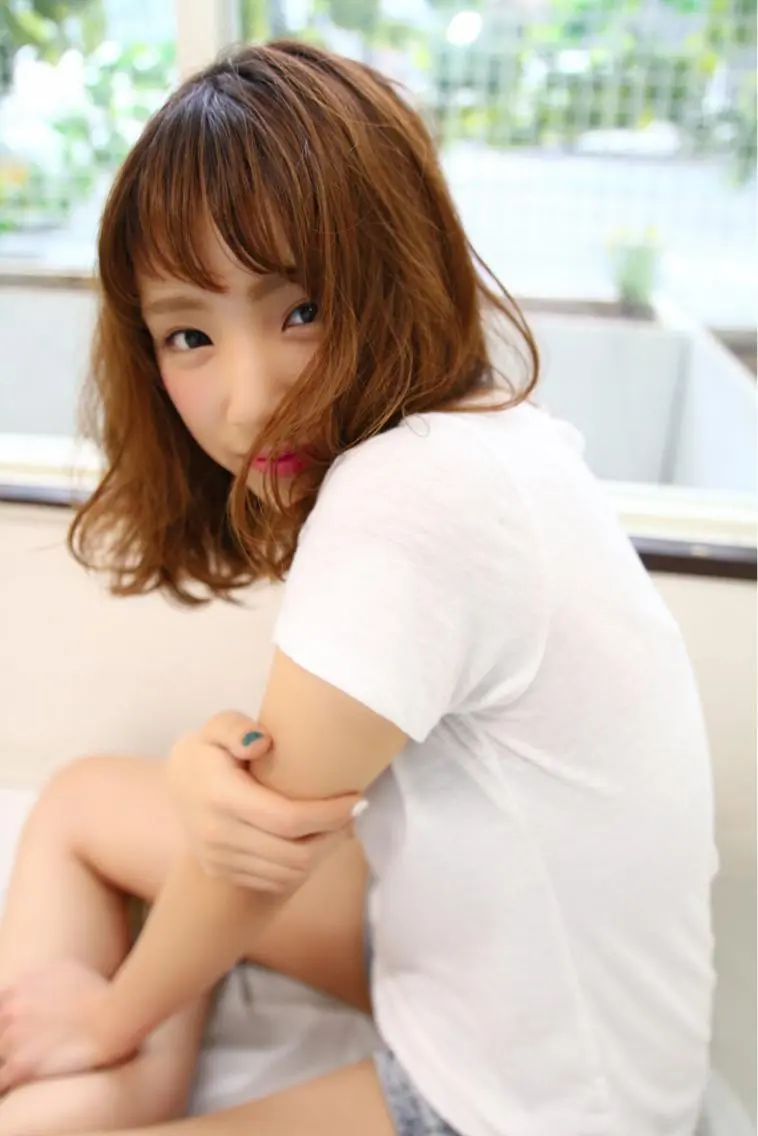ミディアム カラー 中村 海のヘアスタイル