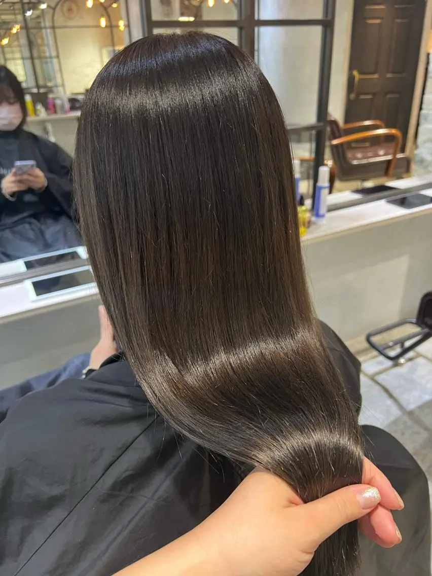 ロング カラー ヘアアレンジ 透明感カラー 髪質改善カラー/艶髪 LISAのヘアスタイル
