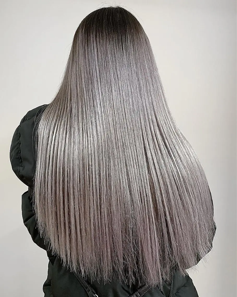 ロング カラー ヘアカラー yoriダブルカラー 代表すがわらのヘアスタイル
