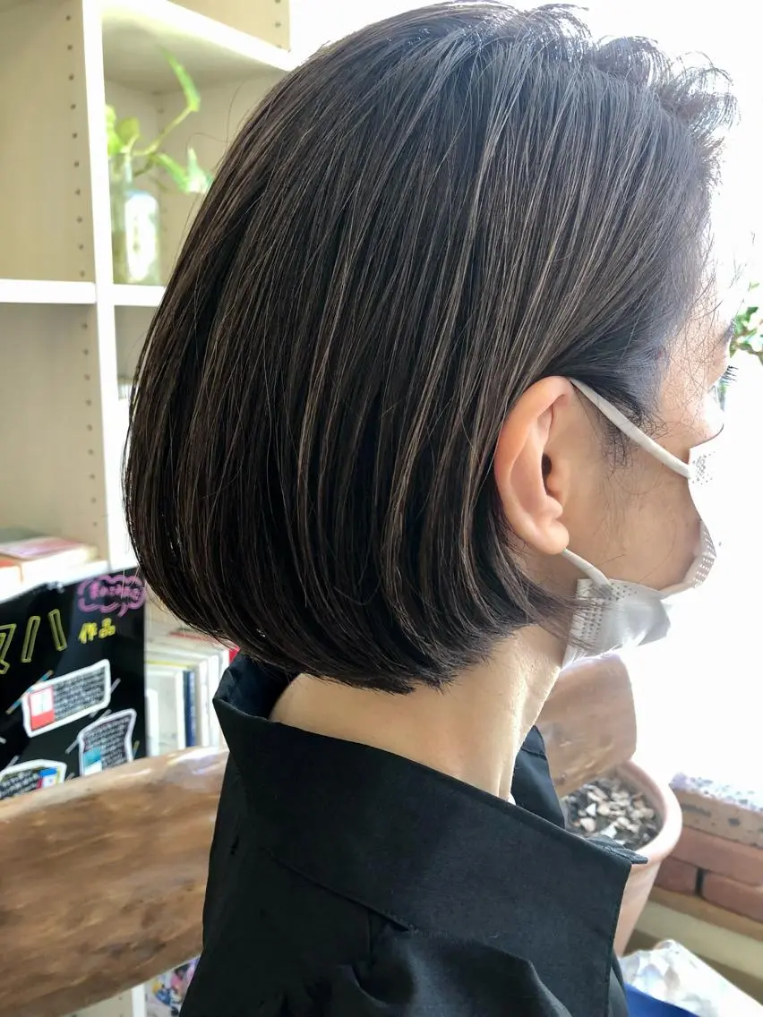 ショート カラー カット ヘアカラー トリートメント ナチュラルオーブン 大村店🍀深松孝枝のヘアスタイル