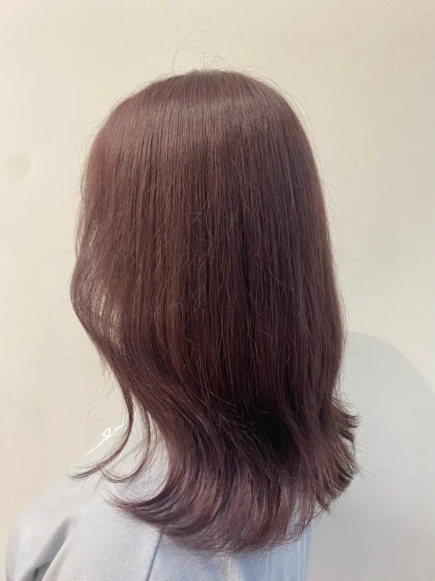 カラー ベージュカラー ピンクカラー ピンクベージュ 韓国ヘア/艶髪🎀 宮川みほのヘアスタイル