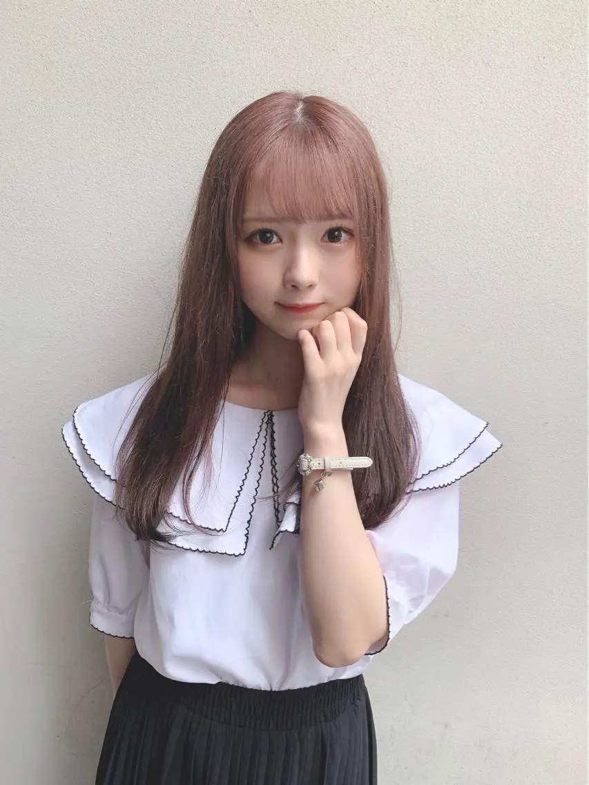 セミロング カラー ベージュカラー ラベンダーカラー ラベンダーベージュ トリートメント 矢野 晃平のヘアスタイル