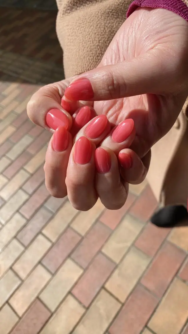 ネイル 氷ネイル・うるうるネイル ワンカラーネイル ハンドネイル フットネイル nailsalon ∞ ﾐｶﾅﾙ ∞のネイルデザイン