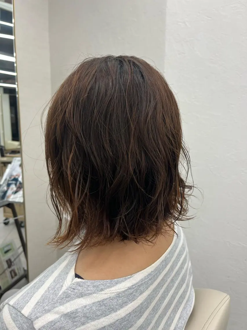 パーマ 梶 久菜乃のヘアスタイル