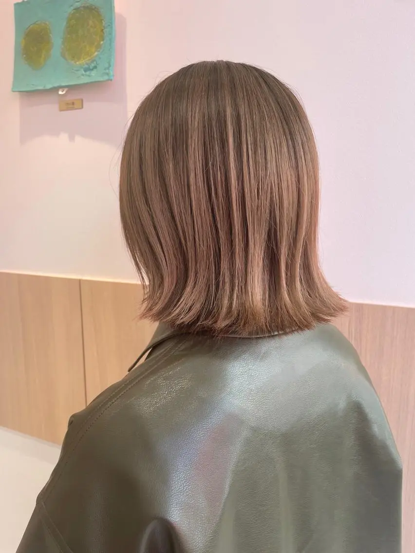 ミディアム 💗モデルカット 募集中のヘアスタイル