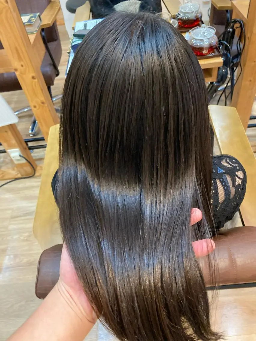 ロング 京増 信吾のヘアスタイル