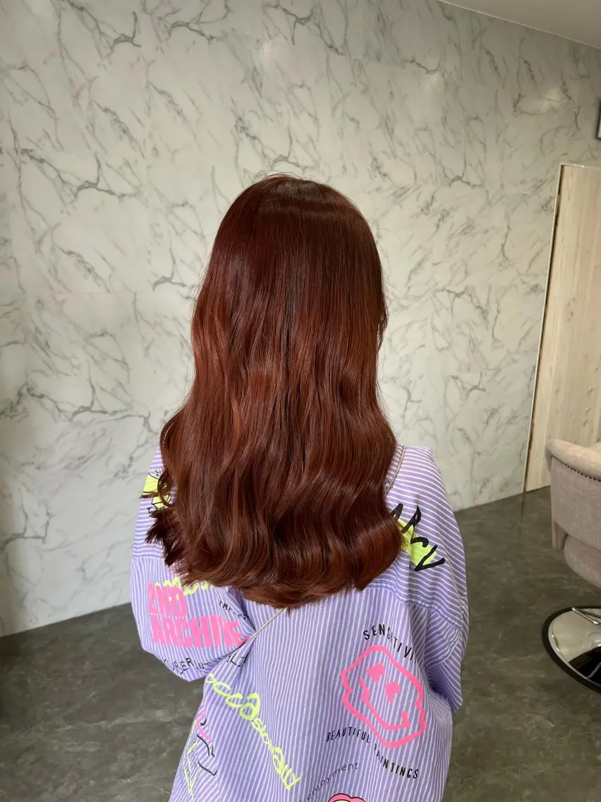 セミロング ヘアカラー トリートメント 秋葉原　柏木絢汰 ✨当日予約okのヘアスタイル
