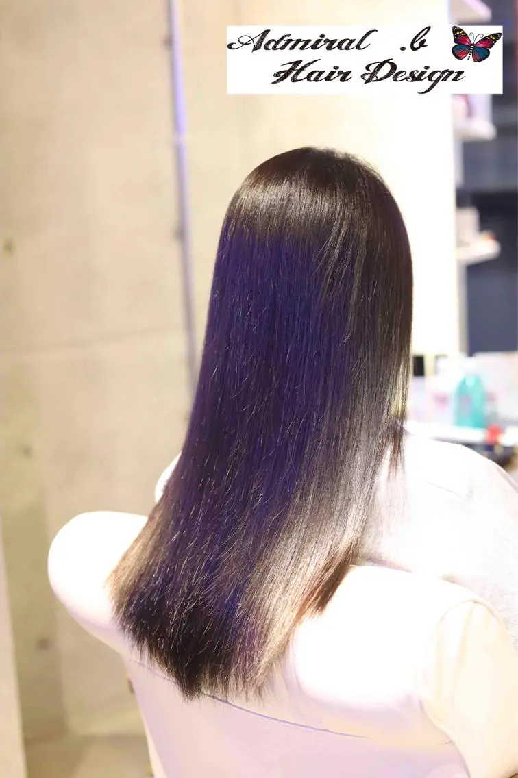ロング カラー ブラウンカラー ダークブラウン ダブルカラー グレージュ アドミラルYoshi oのヘアスタイル