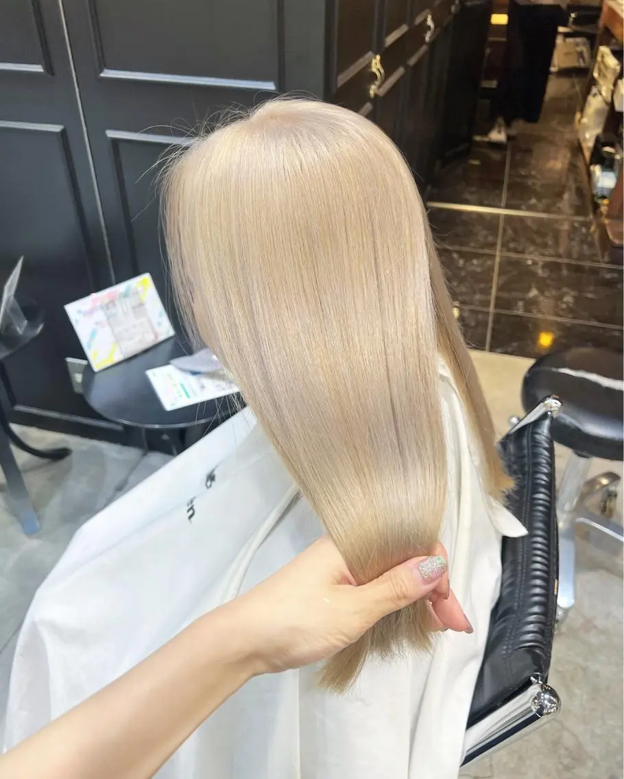 ロング カラー ヘアカラー 圧倒的デザイン力 店長🎨RENAのヘアスタイル