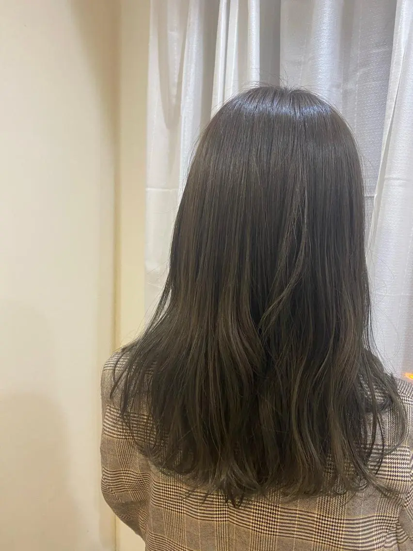 ロング カラー 縮毛矯正×髪質改善 小笠原大樹のヘアスタイル