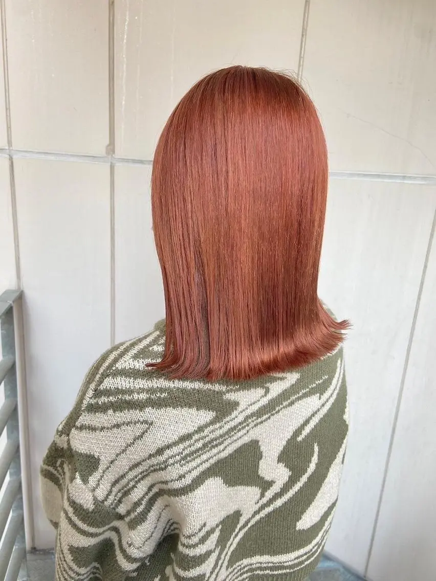 ロング ハイライト 髪質改善 韓国風ヘア レイヤーカット 小顔カット カット ヘアカラー トリートメント TIGRE for hairのヘアスタイル