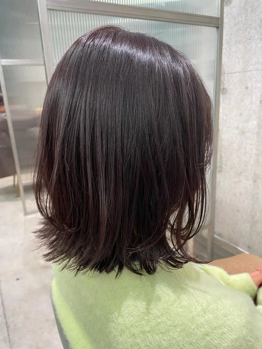 ショート カラー ボブ 髪質改善 トリートメント 藤本 夢@yummekunのヘアスタイル