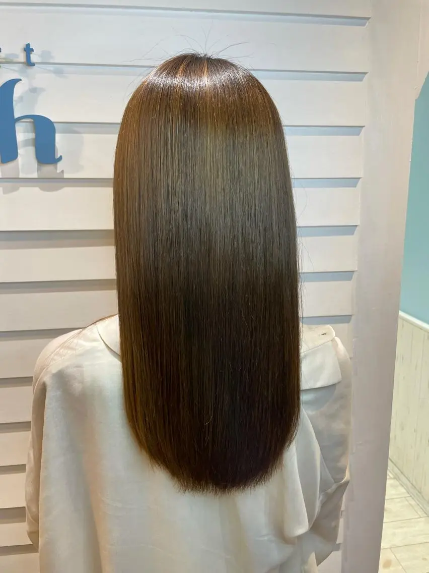 ロング トリートメント カット 縮毛矯正 トリートメント 【髪質改善専門】 渡邊祥希のヘアスタイル