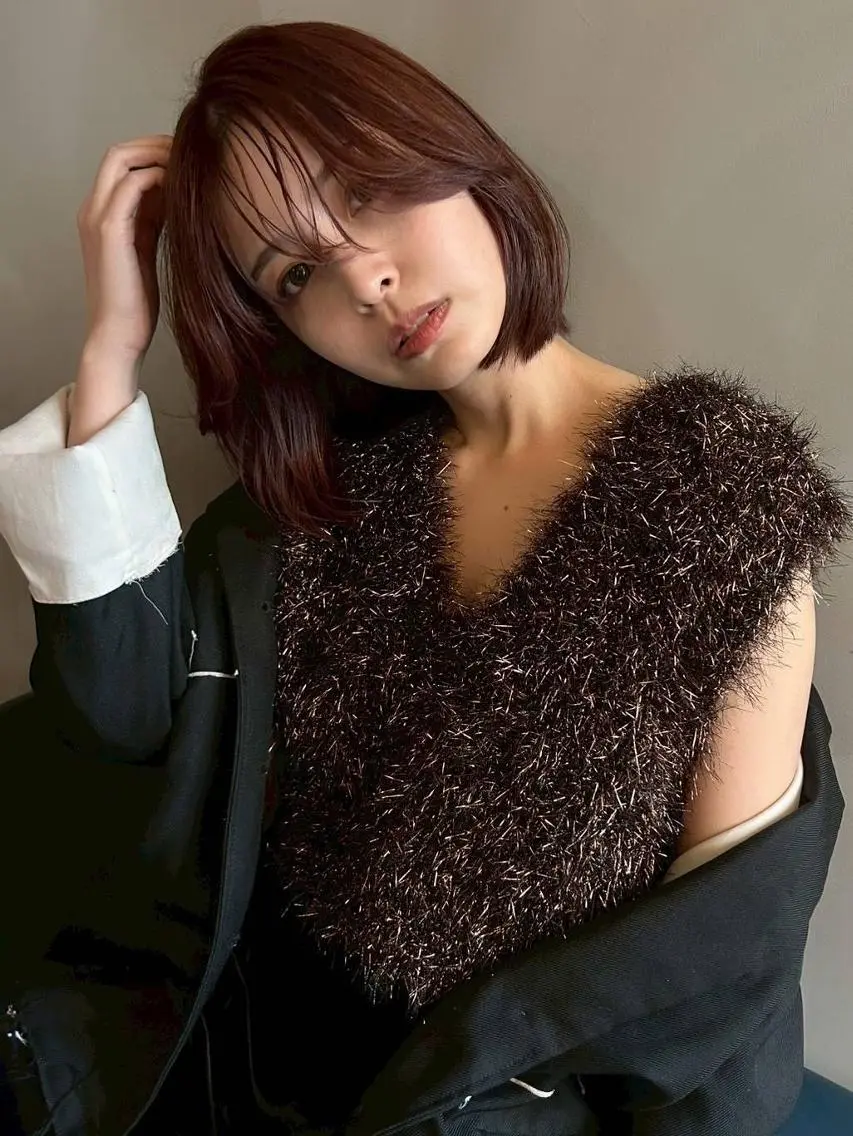 ショート 透明感カラー/ レイヤー/REIKAのヘアスタイル