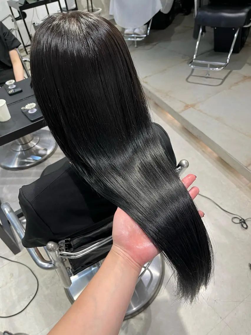 ロング カラー パーマ ヘアアレンジ カット ヘアカラー トリートメント 透明感カラー✂︎ /縮毛矯正/YUKAのヘアスタイル