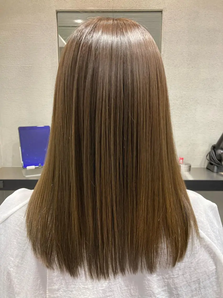 ロング カラー 豊中/メンズ特化 岡田 龍之介のヘアスタイル