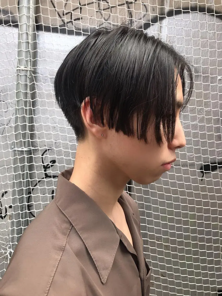 メンズ ブリーチ/ウルフ特化 渋谷カルチャー交差点のヘアスタイル