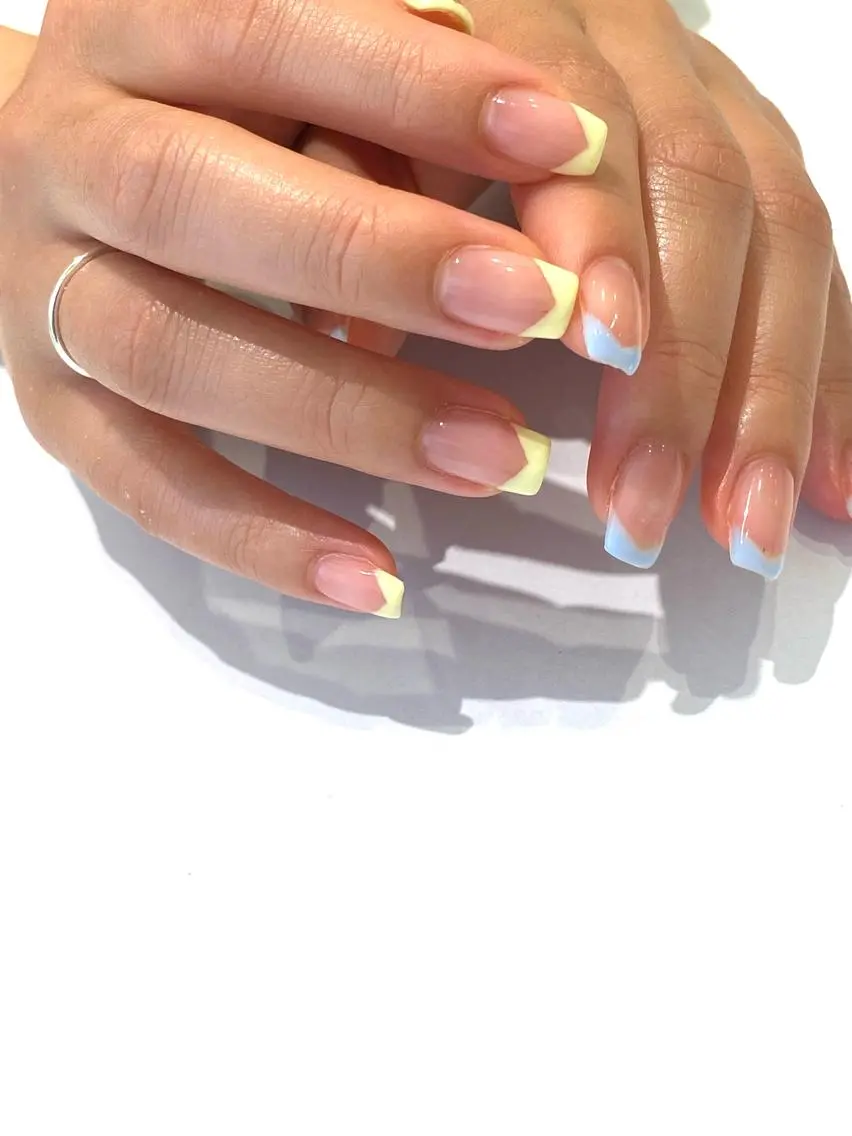 ネイル フレンチネイル ハンドネイル Ann nailのネイルデザイン