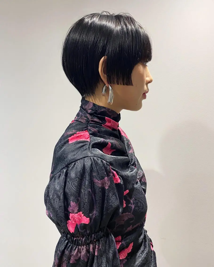 ショート カラー ヘアアレンジ カット 【姫カット】 ナカムラコウキのヘアスタイル