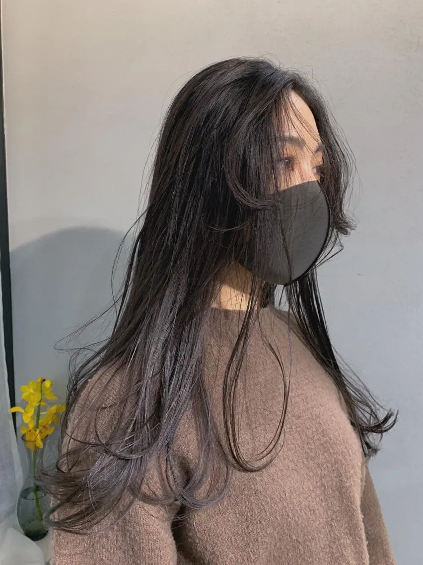 ロング カラー パーマ ボブパーマコテ巻き風 パーマNo1深江秀平のヘアスタイル