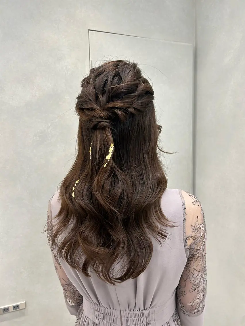 ロング お団子ヘア 卒業式のヘアスタイル ✨無料カット募集中✨ haru/ONYXのヘアスタイル