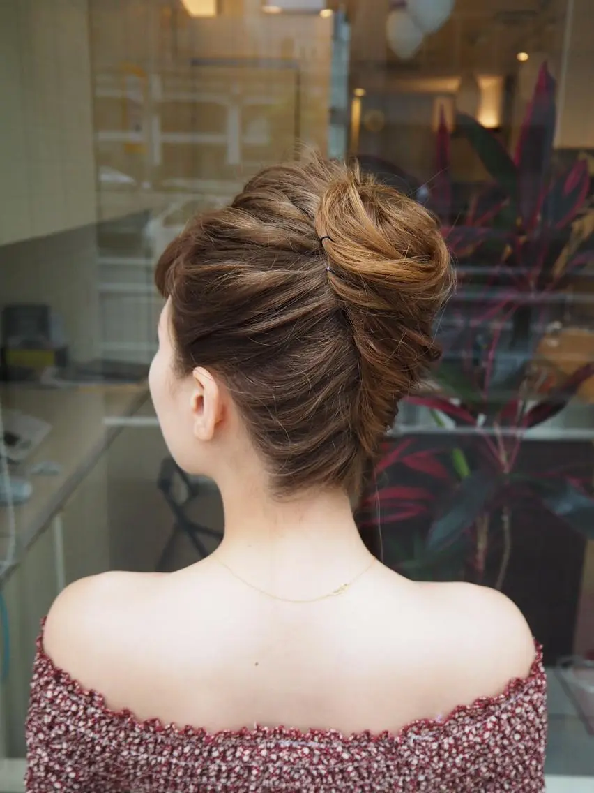 ロング ヘアアレンジ ヘアセット専門店 Rのヘアスタイル