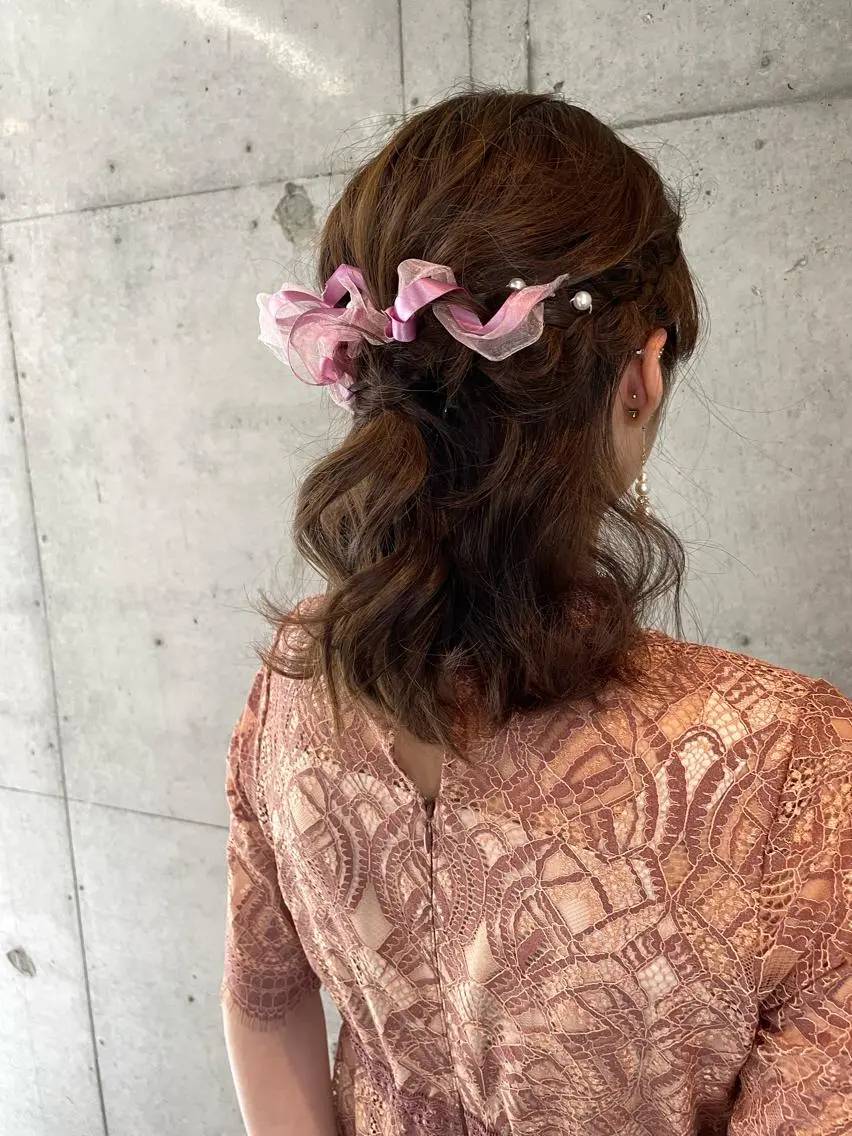ヘアアレンジ ヘアセット 美髪× ヘアセット✨Araiのヘアスタイル
