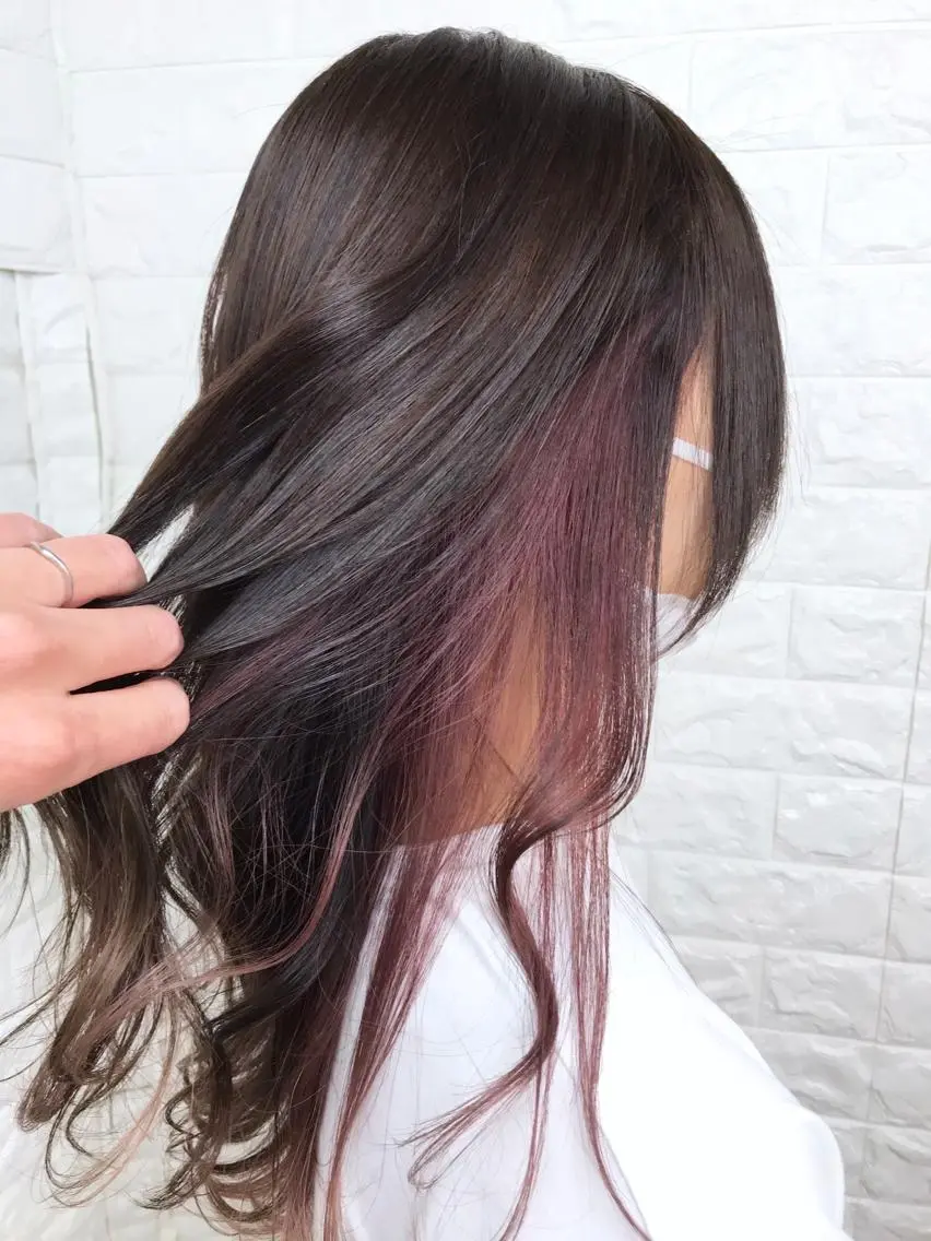 ロング カラー 髪質改善縮毛矯正 美容師✂️山崎竜二のヘアスタイル