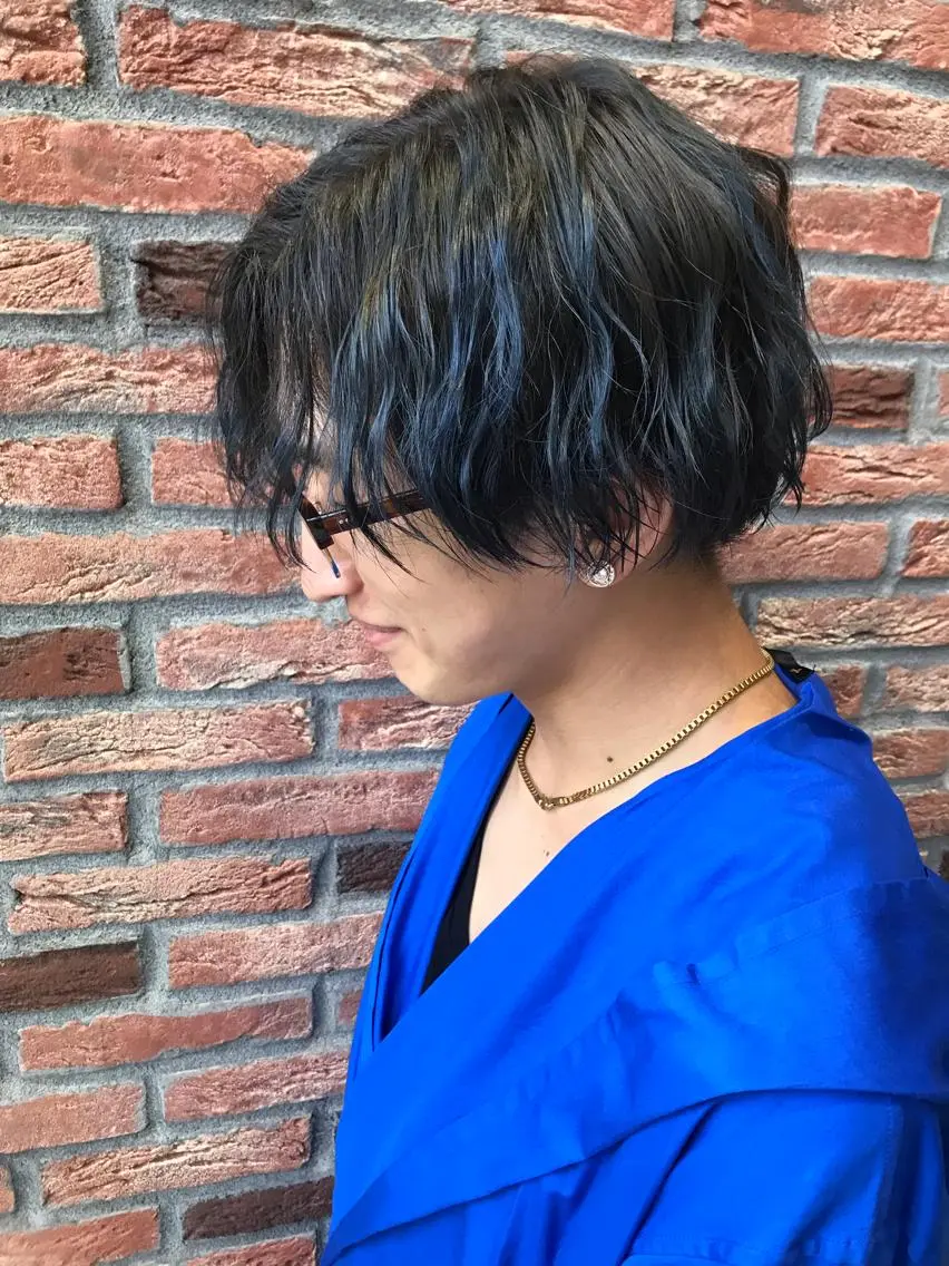 カラー メンズ 一ノ瀬 蘭のヘアスタイル