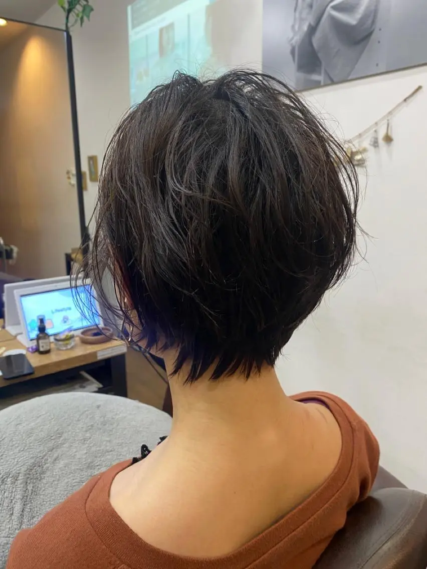 ショート ショートボブ ボブ ショートヘア 松村 崇弘のヘアスタイル