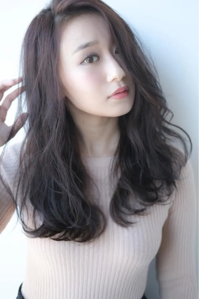セミロング ヘアカラー トリートメント MIRIM栄 野田航生のヘアスタイル