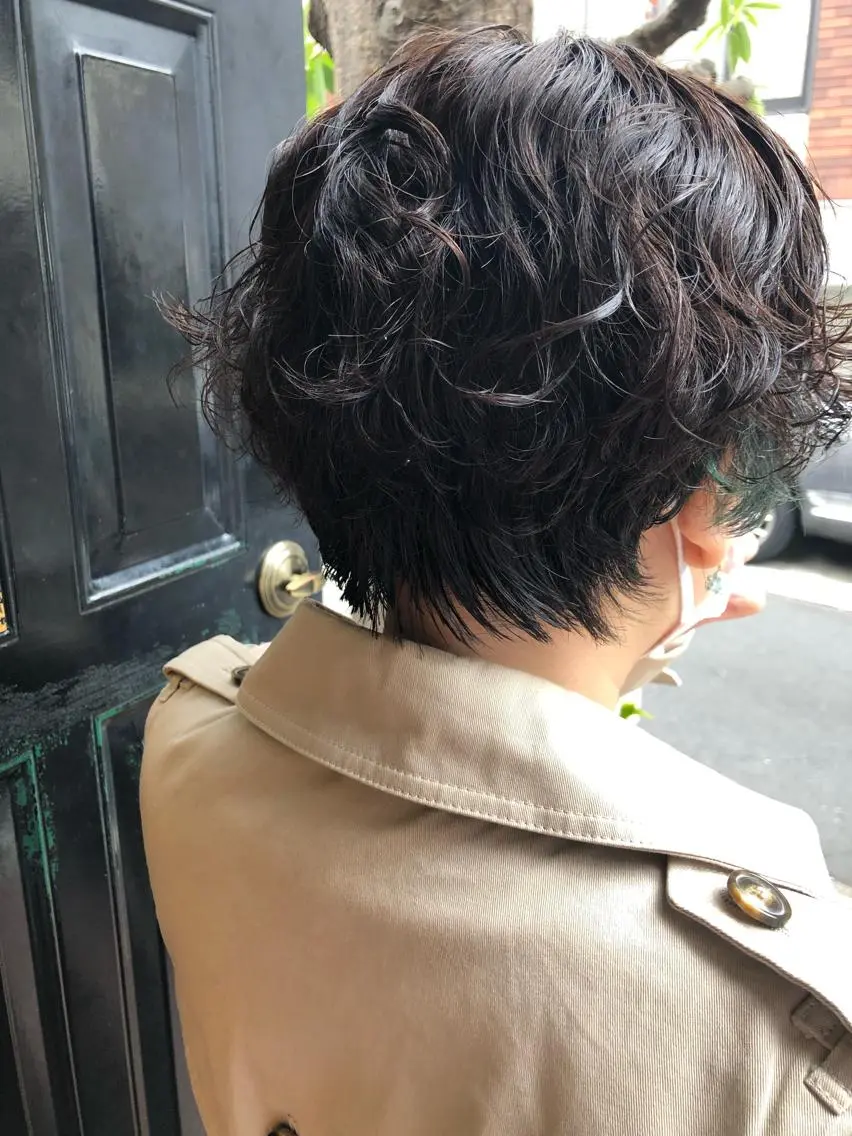 ショート パーマ カット パーマ eri kinjoのヘアスタイル