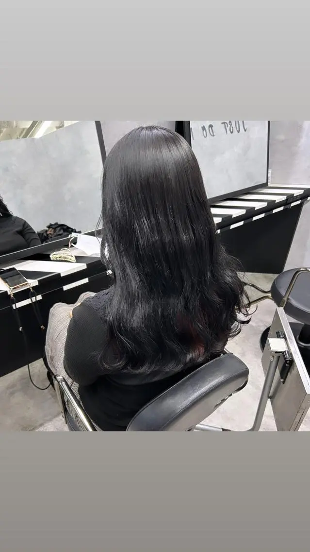 ロング 縮毛矯正・髪質改善 特化 出納 直起のヘアスタイル