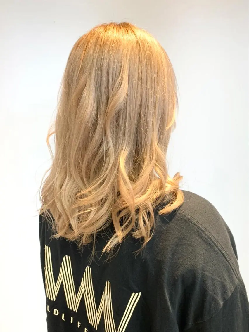 セミロング 中村 魁登のヘアスタイル