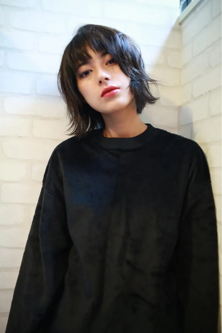 ショート カラー パーマ ヘアアレンジ メンズ キッズ ネイル マツエク・マツパ ヘアカラー トリートメント premier modelsのヘアスタイル