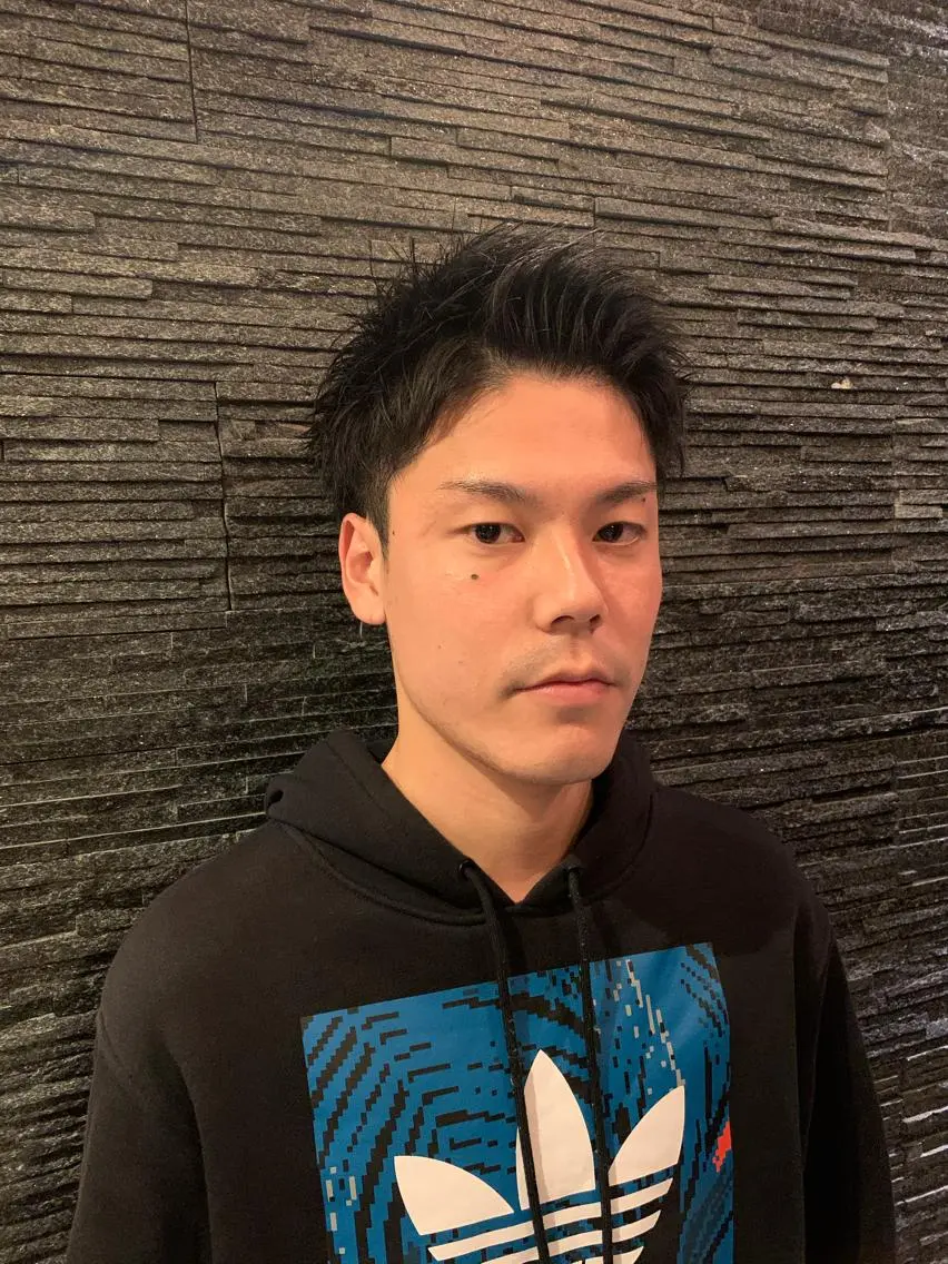 ショート メンズ 田中 千恩のヘアスタイル