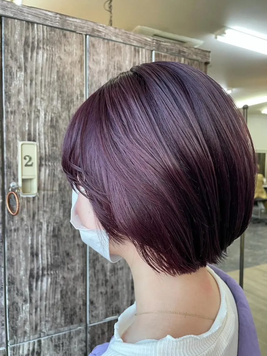 ショート カラー ヘアアレンジ キッズ ネイル N-plants 楓のヘアスタイル