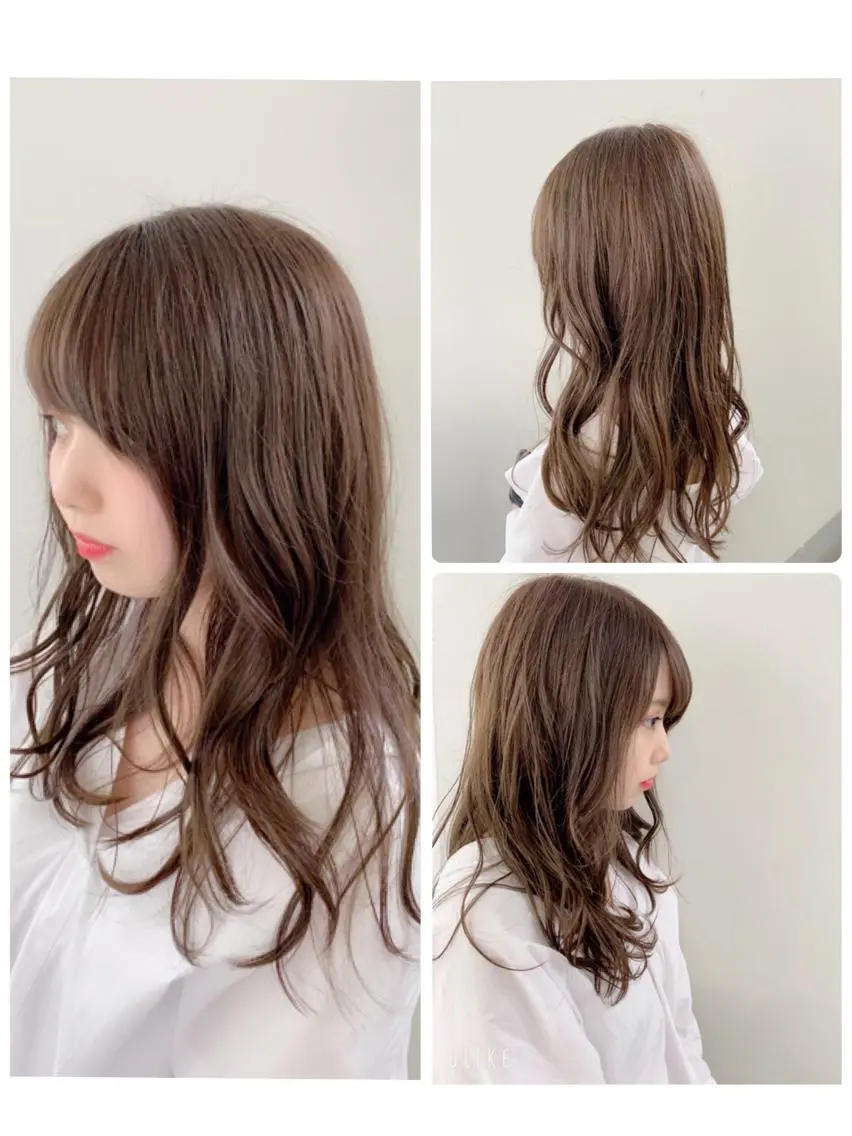 ロング カラー パーマ ヘアアレンジ 透明感カラー カット ヘアカラー トリートメント 松川 智行のヘアスタイル