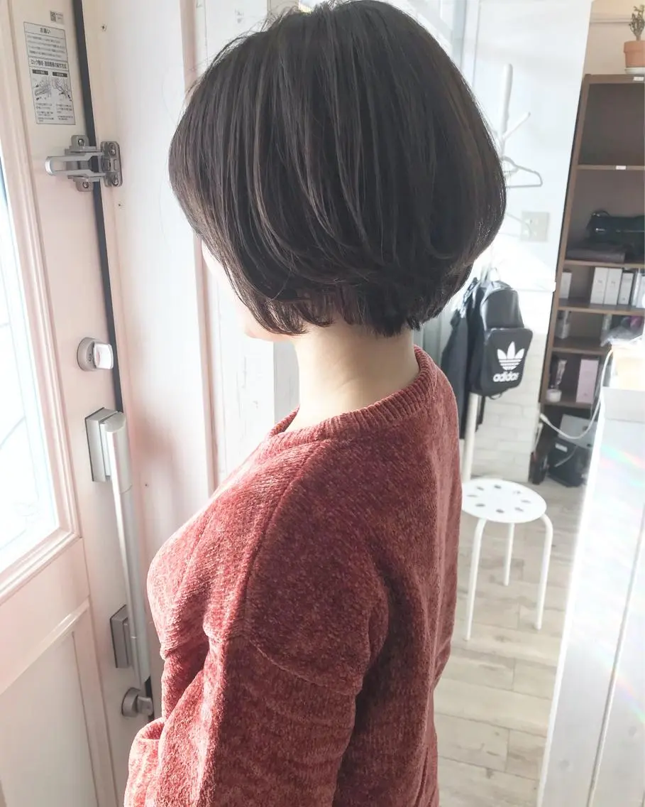 ショート パーマ 秋月 亜耶のヘアスタイル
