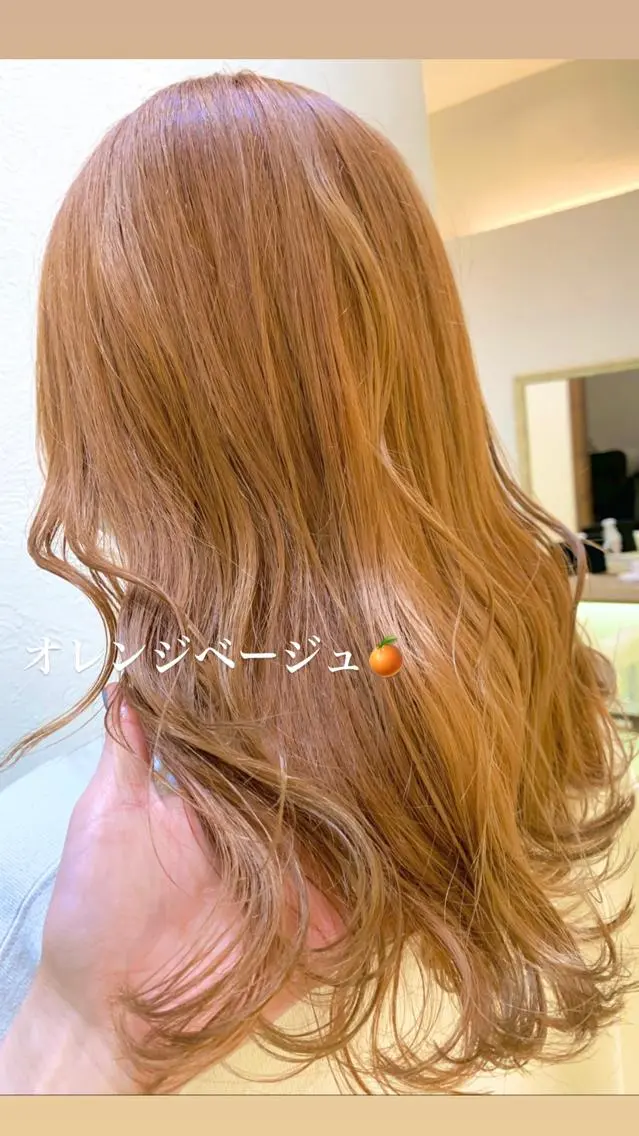 ロング カラー カット ヘアカラー トリートメント 似合わせカラー/艶 髪質改善/ヨシザキのヘアスタイル