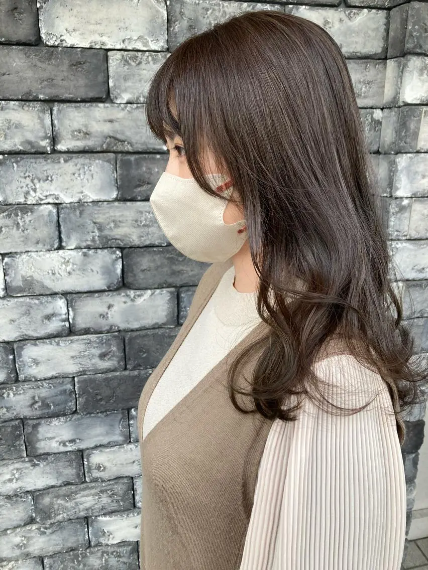 セミロング カラー カット ヘアカラー トリートメント ヘアセット ✂️似合わせの魔術師 石田一樹✂️のヘアスタイル