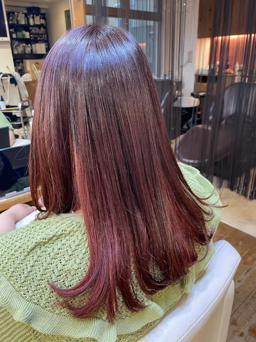 ミディアム トリートメント 山木 裕子のヘアスタイル