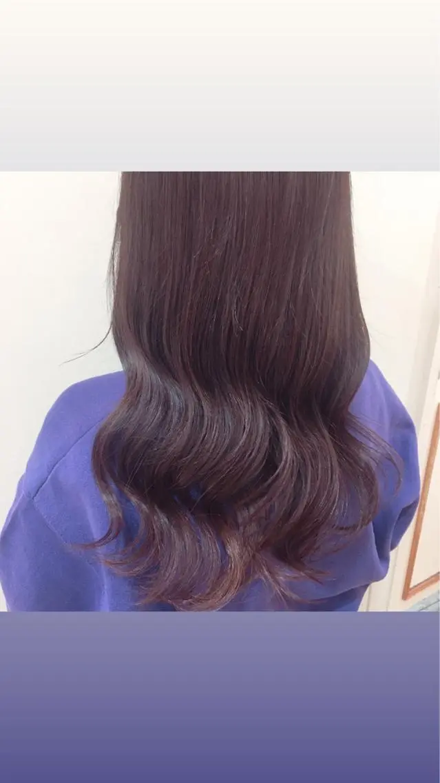 ロング 艶カラー/韓国風ヘア 🩵shioneのヘアスタイル