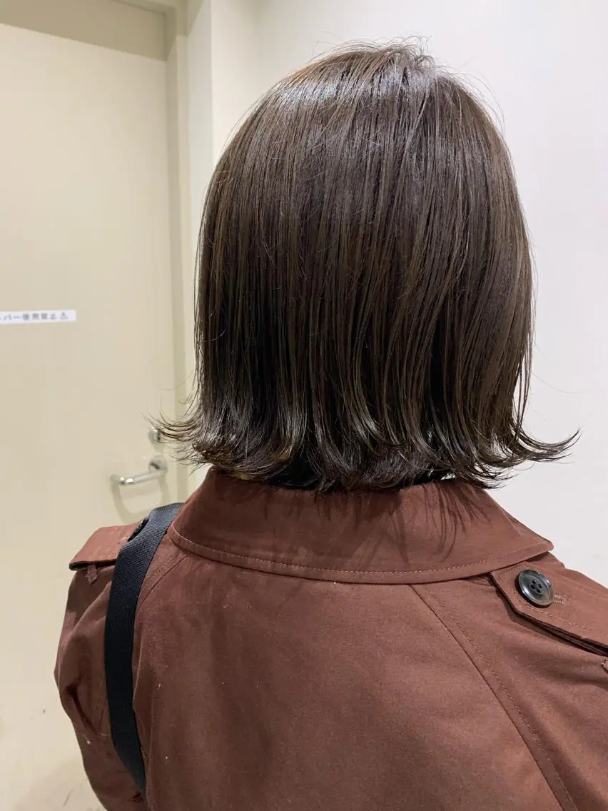 ショート カラー ブラウンカラー ダークブラウン ヘアカラー トリートメント YANO MIZUKIのヘアスタイル
