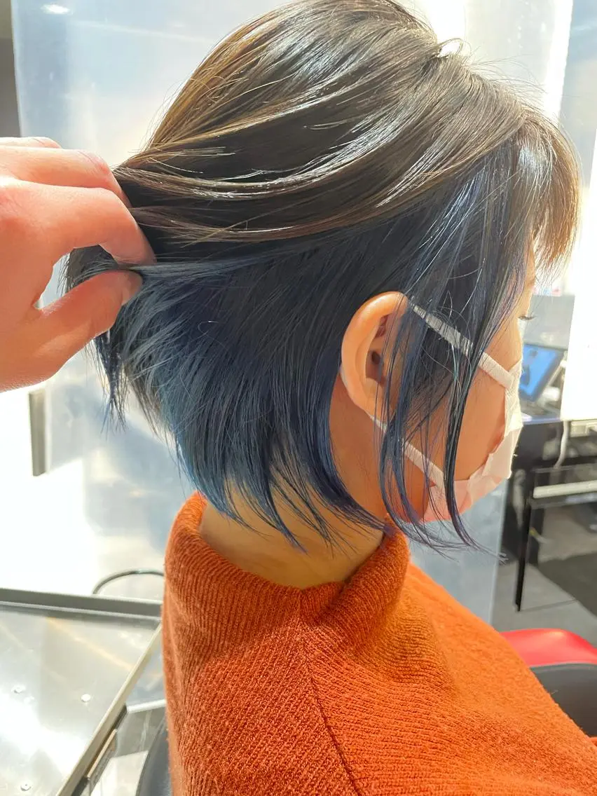 ショート カット ヘアカラー トリートメント メンズヘア特化 崎田 成人のヘアスタイル