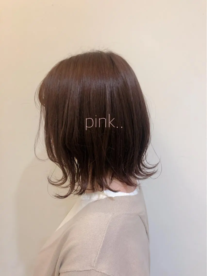 ミディアム ボブ 外ハネヘア ヤマモト マイのヘアスタイル